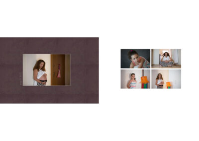 Photo art book page
