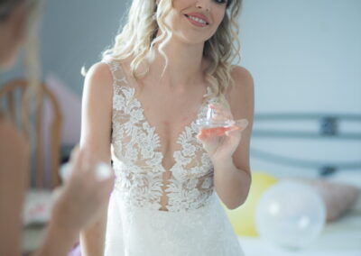 Bride preparation